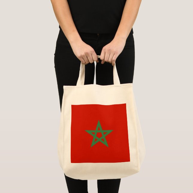 Tote Bag drapeau marocain (Devant (produit))