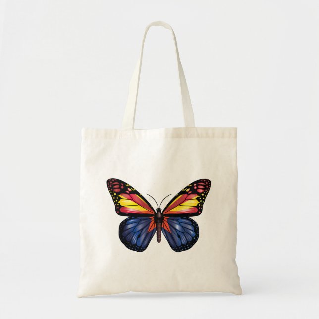 Tote Bag Drapeau monarque du papillon de l'Arizona (Devant)