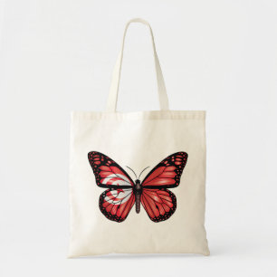 Tote Bag Drapeau monarque papillon tunisien