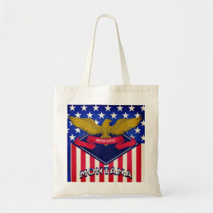 Tote Bag Drapeau Montana USA