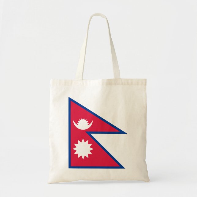 Tote Bag Drapeau népalais (Devant)