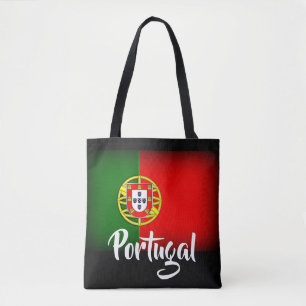 Tote Bag Drapeau noir du Portugal