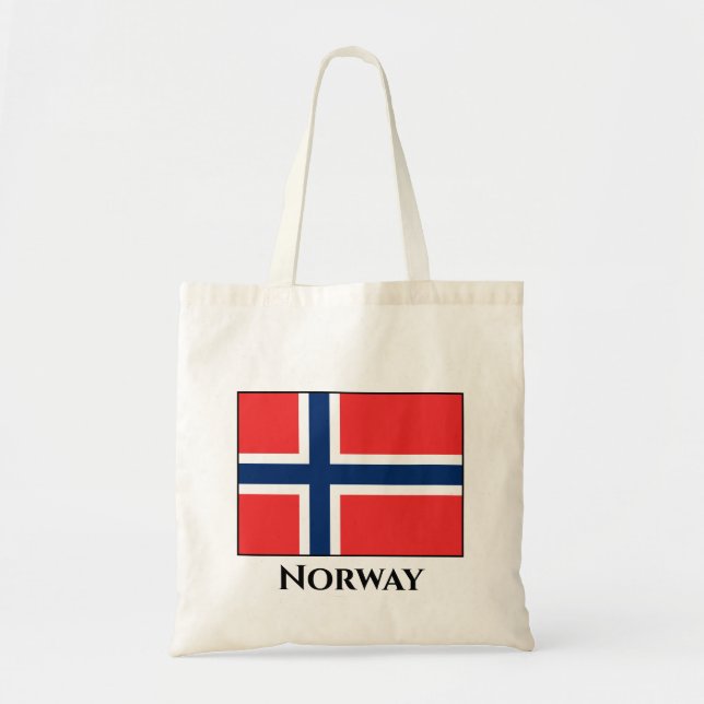 Tote Bag Drapeau norvégien (Devant)