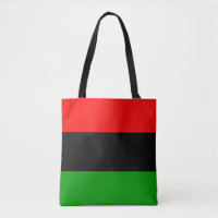 Drapeau panafricain rouge, noir, vert