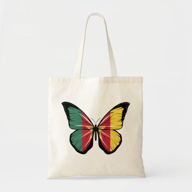 Tote Bag Drapeau Papillon Camerounais (Devant)