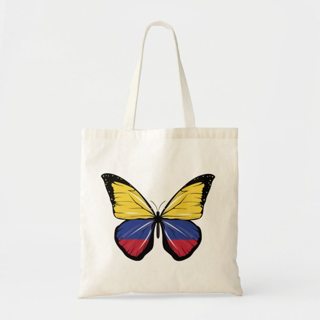 Tote Bag Drapeau papillon colombien (Devant)