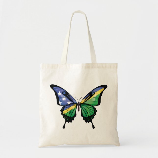 Tote Bag Drapeau Papillon de nuit des Îles Salomon (Devant)
