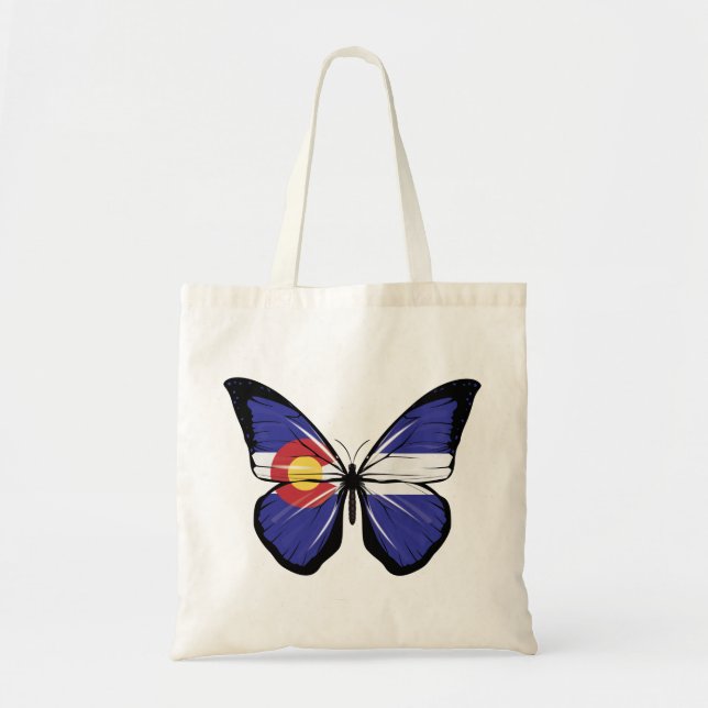 Tote Bag Drapeau papillon du Colorado (Devant)