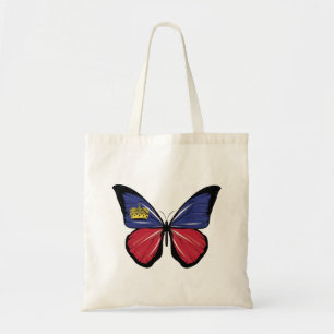 Tote Bag Drapeau papillon du Liechtenstein