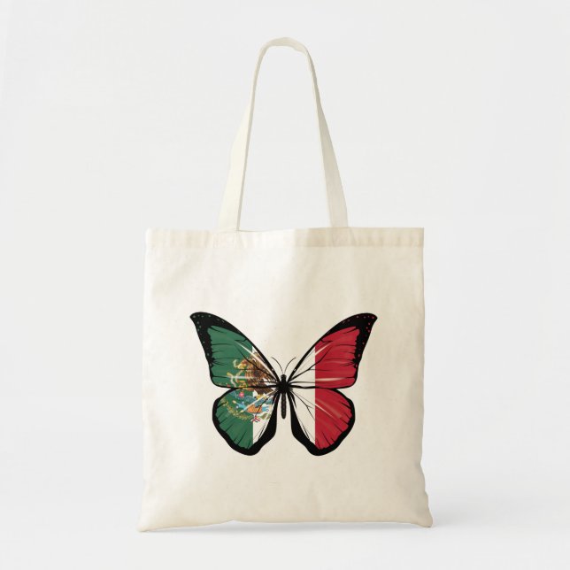 Tote Bag Drapeau papillon du Mexique (Devant)