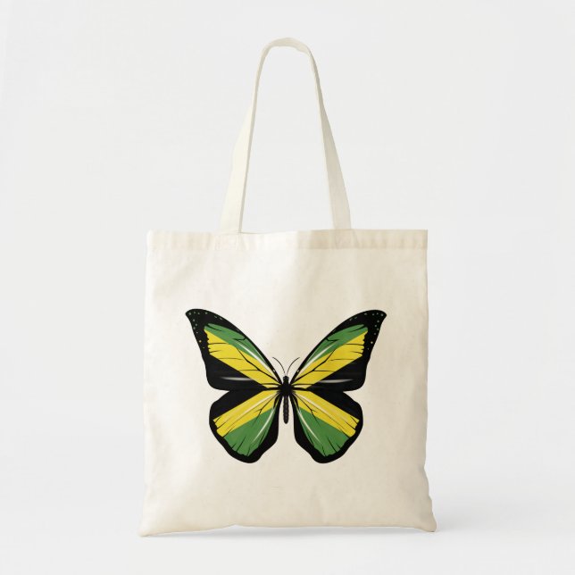 Tote Bag Drapeau papillon jamaïcain (Devant)