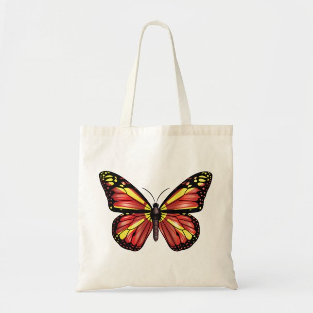 Tote Bag Drapeau papillon macédonien (Devant)