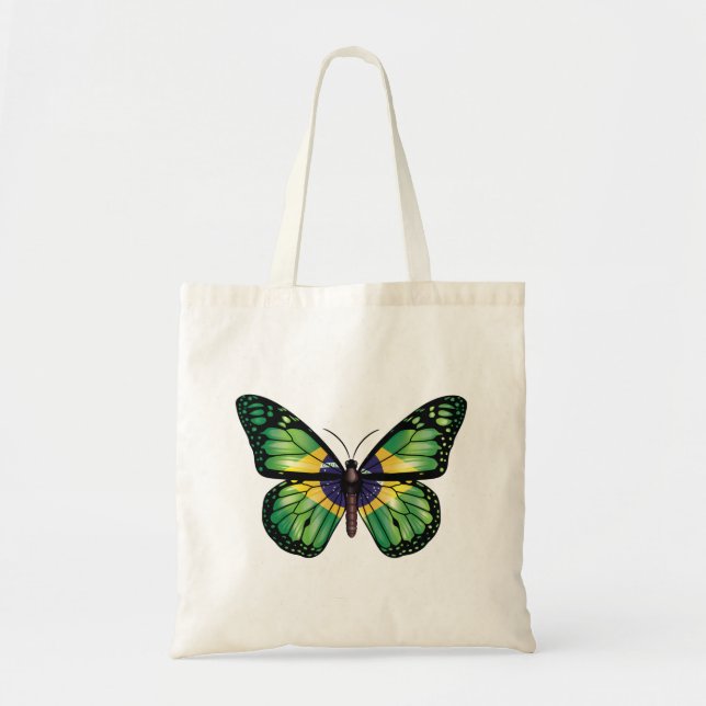 Tote Bag Drapeau Papillon Monarque du Brésil (Devant)