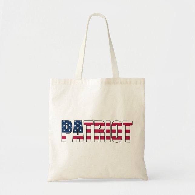 Tote Bag Drapeau Patriot (Devant)