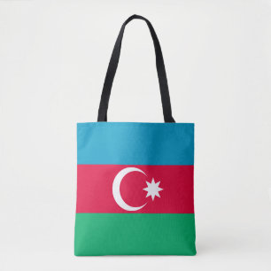 Tote Bag Drapeau patriotique azerbaïdjanais