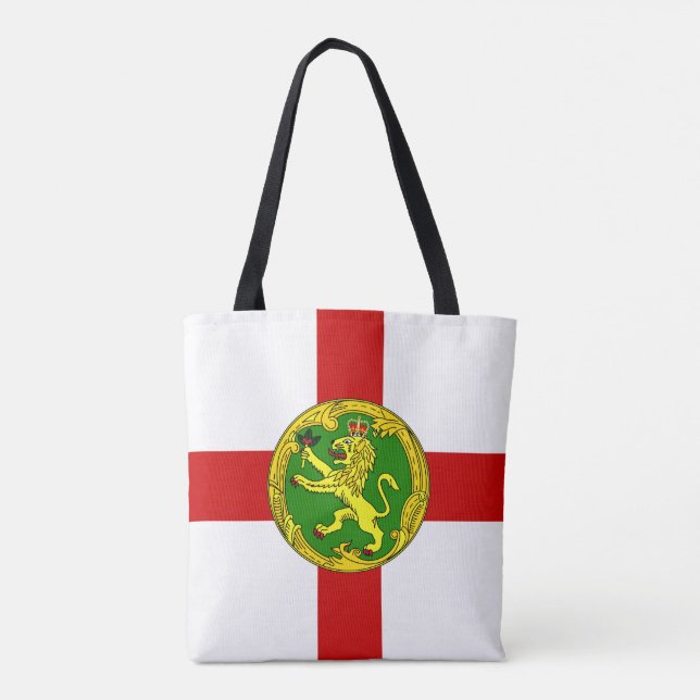 Tote Bag Drapeau patriotique d'Aurigny (Dos)