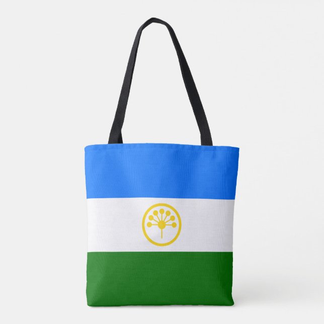 Tote Bag Drapeau patriotique de Bachkortostan (Dos)