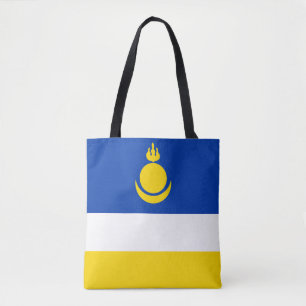 Tote Bag Drapeau patriotique de Bouriatie