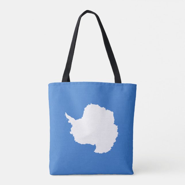 Tote Bag Drapeau patriotique de l'Antarctique (Dos)