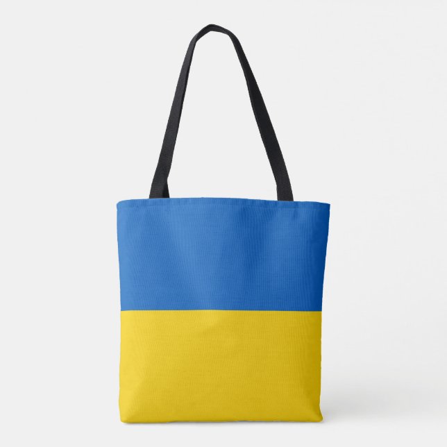 Tote Bag Drapeau patriotique de l'Ukraine (Dos)