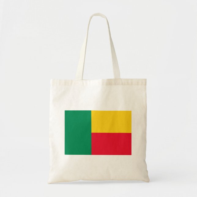 Tote Bag Drapeau patriotique du Bénin (Devant)