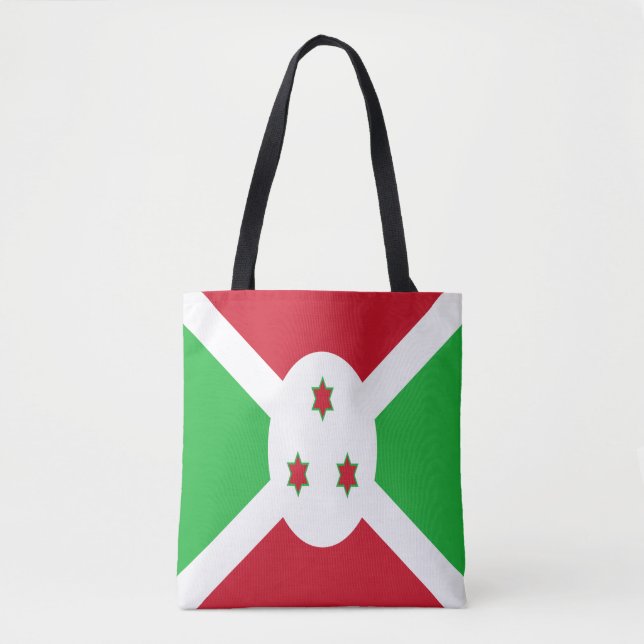 Tote Bag Drapeau patriotique du Burundi (Devant)