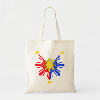 Tote Bag Drapeau philippin philippin Pinoy Sun.png