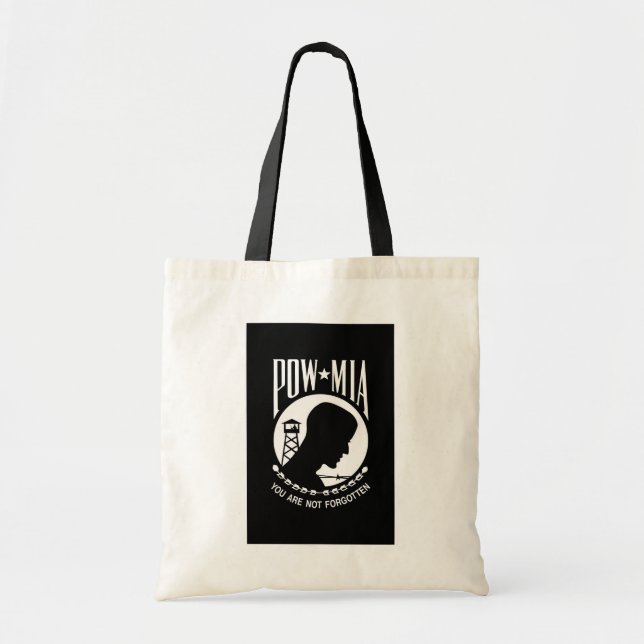 Tote Bag Drapeau POW MIA : Soldats disparus de la guerre du (Devant)