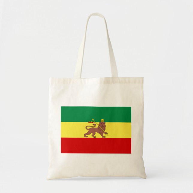 Tote Bag Drapeau rastafarien (Rastafarianisme) (Rasta) (Devant)