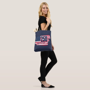 Tote Bag Drapeau Rétro Amérique 250 Ans 250e Anniversaire