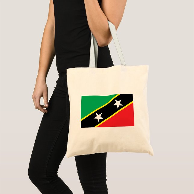 Tote Bag Drapeau Saint-Kitts-Et-Nevis (Créateur téléchargé)