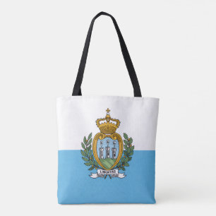 Tote Bag Drapeau Sammarinois, Drapeau de Saint-Marin