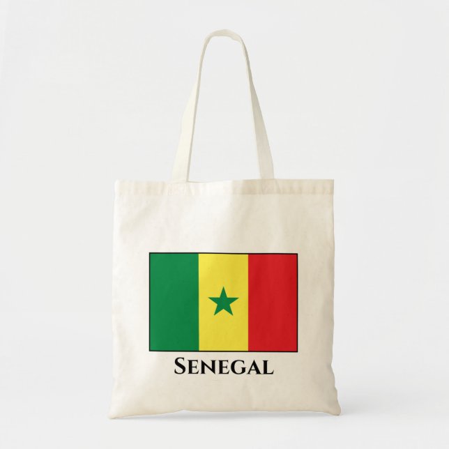 Tote Bag Drapeau sénégalais (Devant)