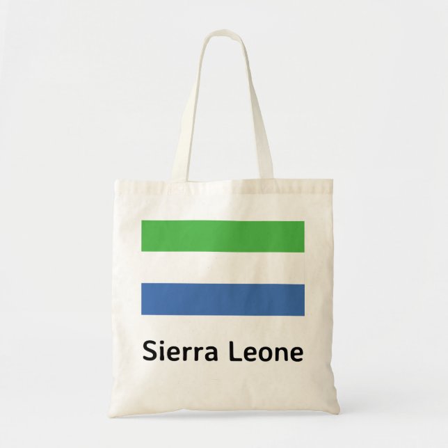 Tote Bag Drapeau Sierra Leone (Devant)