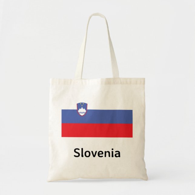 Tote Bag Drapeau Slovénie (Devant)