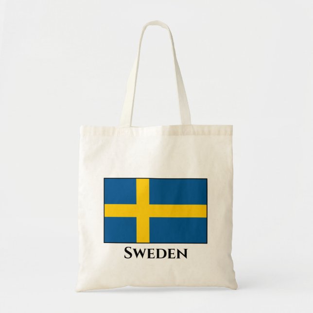 Tote Bag Drapeau suédois (Devant)