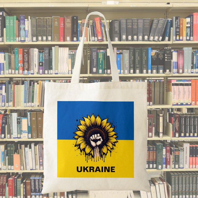 Tote Bag Drapeau Sunflower Support Ukraine (Créateur téléchargé)