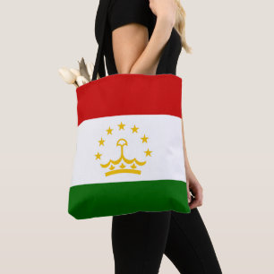 Tote Bag Drapeau Tadjikistan