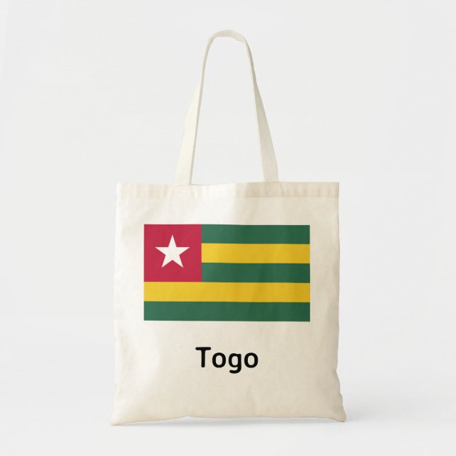 Tote Bag Drapeau Togo (Devant)