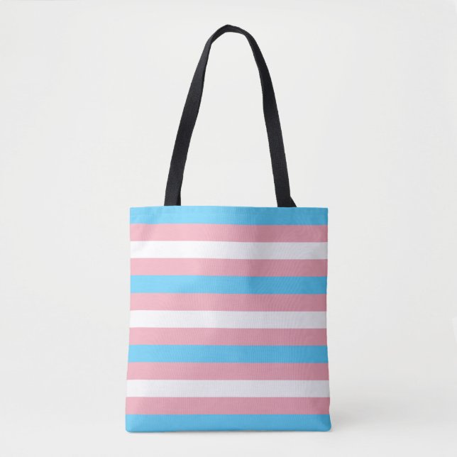 Tote Bag Drapeau Transgenre (Devant)
