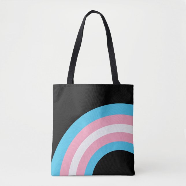 Tote Bag Drapeau Transgenre Rainbow Pride (Devant)