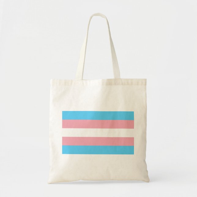 Tote Bag Drapeau transgenre trans pride symbole LGBT homo g (Devant)