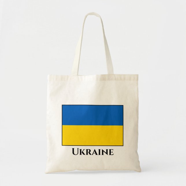 Tote Bag Drapeau ukrainien (Devant)