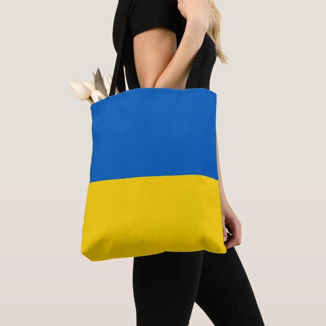 Tote Bag Drapeau ukrainien (De près)