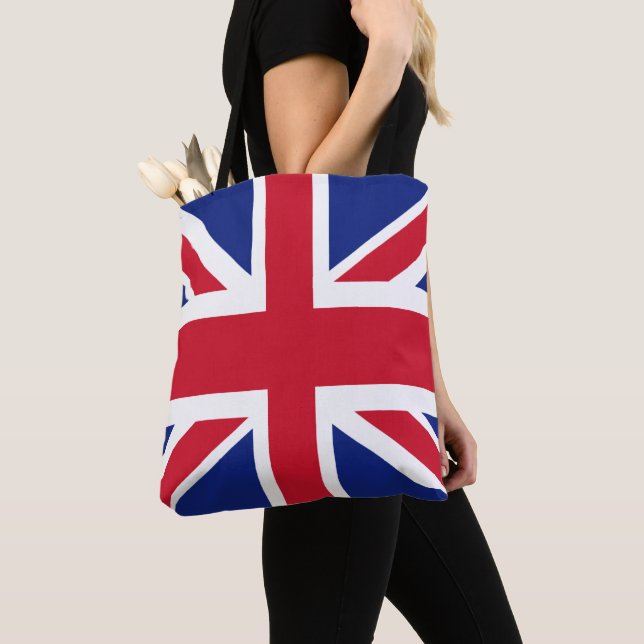 Tote Bag Drapeau Union Jack britannique patriotique (De près)