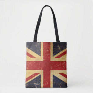 Tote Bag Drapeau Union Jack britannique Vintage