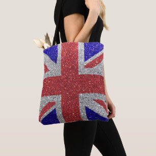 Tote Bag Drapeau Union Jack de la Parties scintillant du Ro