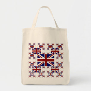 Tote Bag Drapeau Union Jack du Royaume-Uni dans les calques