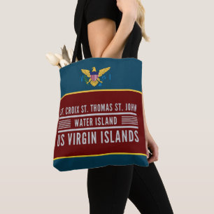 Tote Bag Drapeau USVI St. Croix St. Thomas
