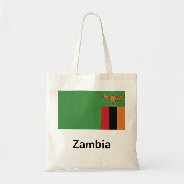 Tote Bag Drapeau Zambie (Devant)